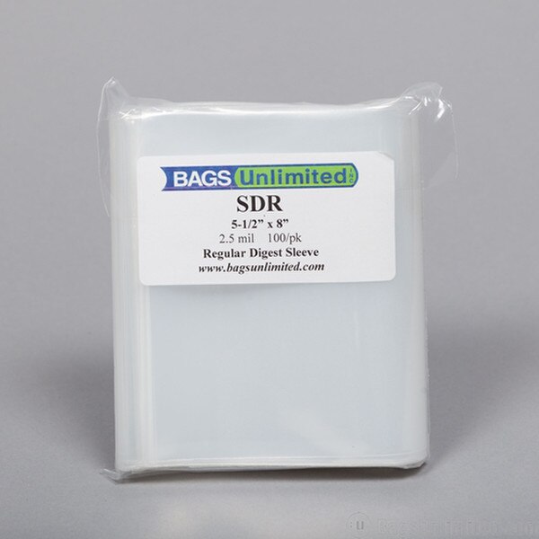 Clear Poly sleeve for Digests and